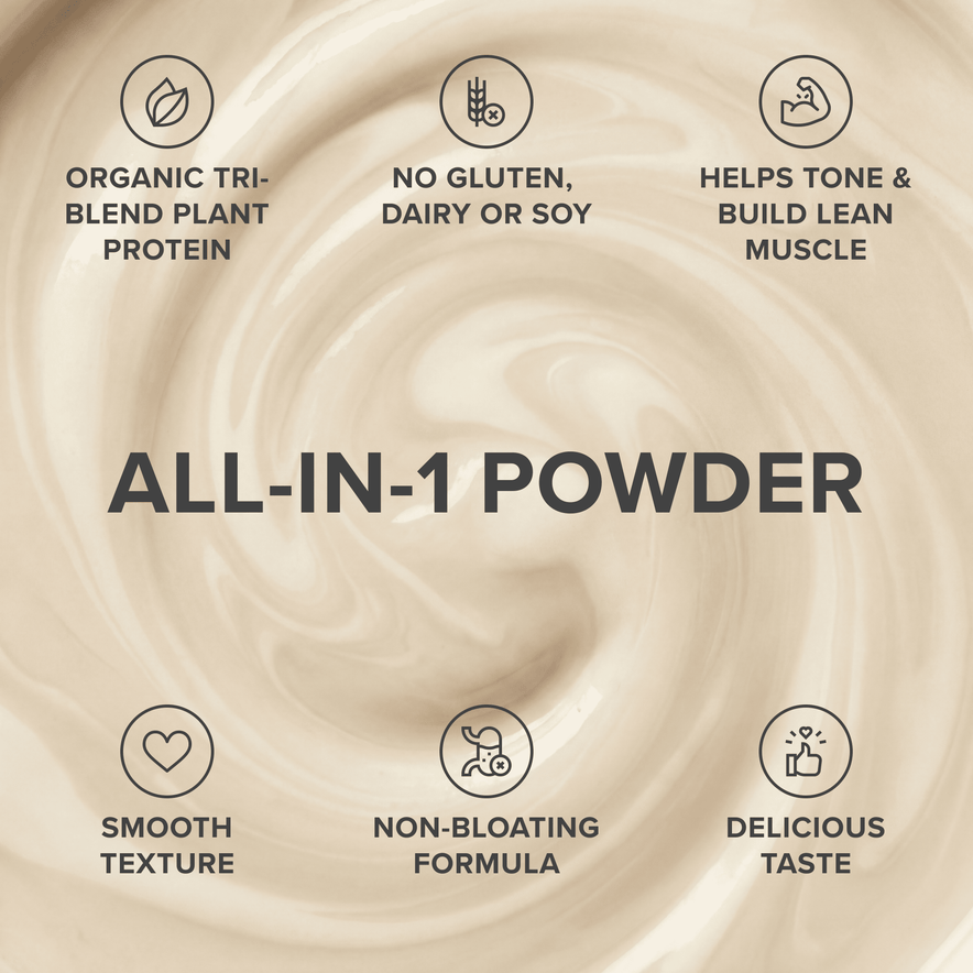 Tropeaka Plant-Based Protein Powder  Non-GMO Gluten-Free 17.6 oz